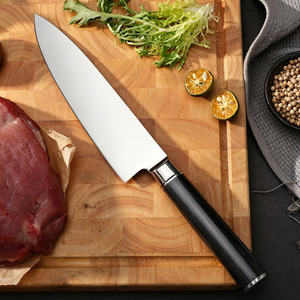 Ensemble de couteaux de chef professionnels tout-en-un pour l'hôtellerie-restauration, 10 couteaux avec protège-lames, sac de transport et aiguiseur. - Product Image 3