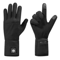 Lycra néoprène pêche cyclisme batterie gants thermiques chauffants doublure gants chauffants