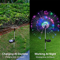 Lampu kembang api LED Natal luar ruangan terbaru dekorasi taman peri tahan air untuk pernikahan dibuat tahan lama