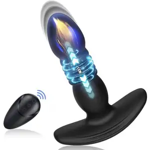 Volwassen Seks Siliconen Speelgoed Prostaat Massage Anale Vibrerende Seksspeeltjes Mannen Masturbatie Orgastische Gevoel Afstandsbediening Anale Butt Plug