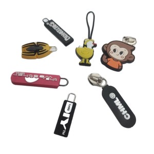 Tirazip in PVC Morbido 3D Personalizzato, Cursore per Cerniera in Silicone per Accessori di Abbigliamento Sportivo, Borse e Giacche - Product Image 2