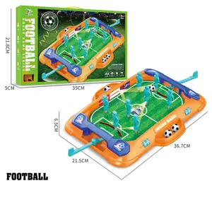 卸売おもちゃ面白い教育ゲームおもちゃ立っているプレーヤーとサッカーテーブルおもちゃサッカーゲームセット