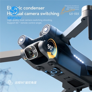 <span class=keywords><strong>Mini</strong></span> <span class=keywords><strong>drone</strong></span> pliable 2023 <span class=keywords><strong>LSRC</strong></span> S1S avec caméra 4K HD double ESC, positionnement par flux optique et évitement d'obstacles - Product Image 4