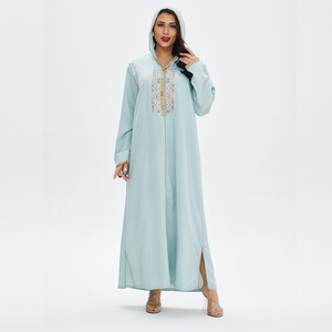 Nuovo Design India abbigliamento moda per donne musulmane maniche lunghe abiti tradizionali ricamati abiti <span class=keywords><strong>etnici</strong></span> per le donne - Product Image 5
