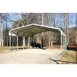 20' x 20' x 8' Height Portable Metal Carport / Car Canopy for Sale