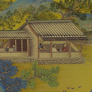 “周英的‘骑马’黄铜桌面摆件，具有新中式风格，非常适合装饰办公室和学习桌。” - Product Image 5