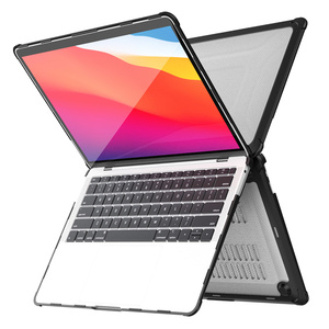 Funda rígida para ordenador portátil, funda para <span class=keywords><strong>Apple</strong></span> <span class=keywords><strong>Mac</strong></span> Book Air 13 2018/2020, resistente, duradera, plegable, con soporte, funda protectora para ordenador portátil - Product Image 2