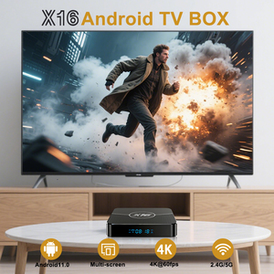 Smart TV Box 4K Android 11 X16 Quad Core CP 2.4G/5G WiFi de Doble Banda Reproductor Multimedia Inteligente HD Decodificador Molde Privado - Product Image 3