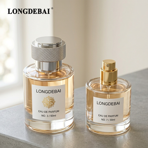 Wholesale Custom Empty Round Pump Sprayer Glass <b>Perfume</b> <b>Bottle</b> 2026 30ml 50ml 100ml Clear Crimp Glass <b>Perfume</b> <b>Bottle</b> with Box - Product Image 3