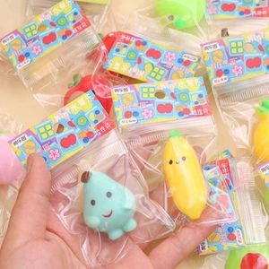 Jouets à presser colorés et mignons pour enfants, en forme de fruits, à récupération lente, jouets anti-stress, petits cadeaux - Product Image 2