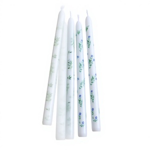 Bougie artistique en cire de soja fraîche européenne de 25 cm, faite à la main, sans fumée, pour dîner romantique, mariage, usage domestique, respectueuse de l'environnement - Product Image 6