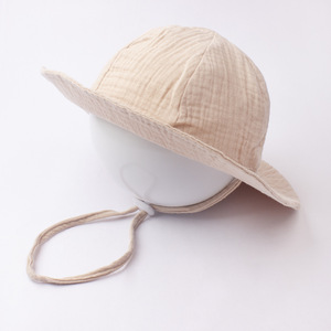 Sombreros de Bebé con Ala Ancha, 100% Algodón, Visera Suave para Protección Solar UV, Logotipo Personalizado OEM ODM - Product Image 5