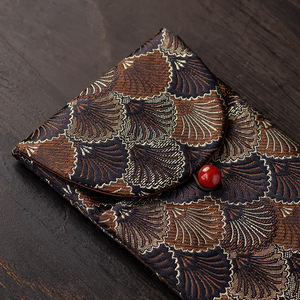ชุดพิธีชงชาหกสุภาพบุรุษ กระเป๋าเก็บของ ผ้าโพลีเอสเตอร์ กระเป๋าเดินทางทรงสี่เหลี่ยมแบบพกพาสำหรับอุปกรณ์ชงชา - Product Image 2