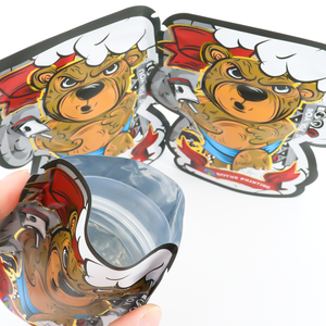 3,5 Bolsas Mylar con caja de embalaje elegante y respetuosa con el medio ambiente Logotipo personalizado para alimentos para bebés y chicles - Product Image 3