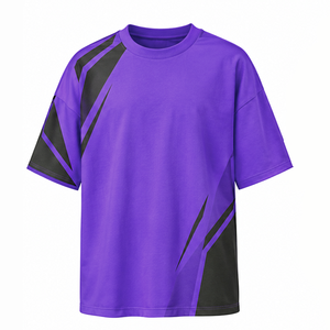 Proveedor de Camisetas Deportivas de Corte Cuadrado Premium Personalizadas, Tela de Jersey de Algodón Grueso para Moda Oversize y Ropa Casual Urbana - Product Image 3