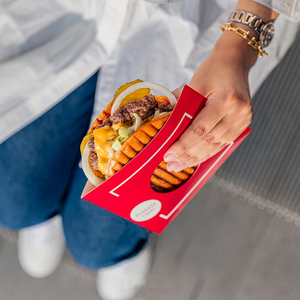 <span class=keywords><strong>Pizza</strong></span> <span class=keywords><strong>e</strong></span> hamburger usa <span class=keywords><strong>e</strong></span> getta Waffle patatine fritte <span class=keywords><strong>e</strong></span> spuntini <span class=keywords><strong>Burger</strong></span> piatto Crepes torta da asporto scatola di carta con fustellatura - Product Image 5