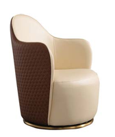 Fauteuil de détente en contreplaqué courbé de style moderne pour la maison et les zones de réception d'hôtels