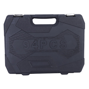 Juego de Herramientas de Reparación Automotriz de 94 Piezas con Estuche de Plástico, Llave de Trinquete Combinada, Accesorios para Cabezas de Llave, Acabado Níquel Perlado Mate Espejo Opcional - Product Image 5