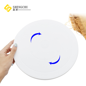 Soporte para hornear pasteles, herramientas de decoración, bandeja giratoria de plástico con caja de color, 28cm, oferta - Product Image 3