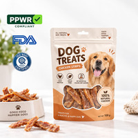 Sachets personnalisés refermables mats imprimés sur mesure pour aliments pour animaux de compagnie avec trou de suspension