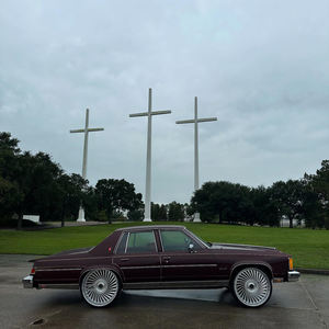 Jantes forgées en alliage d'aluminium RCSR Custom 22 24 26 28 pouces, <span class=keywords><strong>grand</strong></span> rebord, jantes profondes 5x115 5x127 chromées brossées pour voitures de luxe - Product Image 4