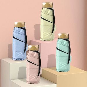 Sun UV Foldable <b>Smart</b> Small Wholesale Capsule UV Protection Designer Umbrella for Adult - Product Image 6