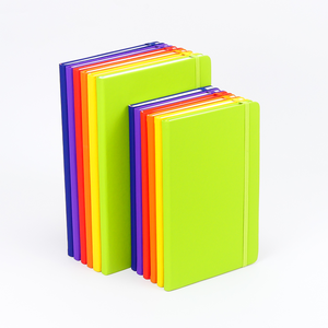 Hot bán kinh doanh dày PU máy tính xách tay sáng tạo đơn giản nhiều màu xoắn ốc A5 cuốn sổ tay 6 màu sắc tùy chọn bìa giấy - Product Image 1