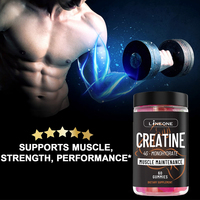 Vente en gros sans sucre, en vrac, OEM, marque privée, sport, Nutrition avant l'entraînement, 5 mg de gommes monohydratées à la créatine