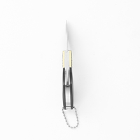 Porte-clés Damas Mini couteau pliant de poche EDC pour le camping en plein air et la survie