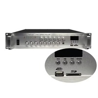 Amplificateur de puissance professionnel pour montage en rack avec système audio numérique combiné, conception durable pour réunions, écoles, centres commerciaux et sonorisation publique