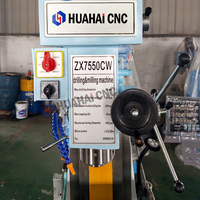 Fresadora Perforadora Industrial Automática Universal Hua Hai ZX7550CW Vertical de Servicio Medio 380V/220V