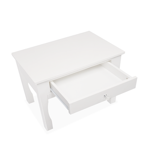 Beautiful White Wood Nightstand for Kids Bedroom with <b>Storage</b> Drawer High Quality Children <b>Bedside</b> Table Furniture - Product Image 2
