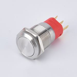 Pulsante Elettronico in Acciaio Inox 16mm - Impermeabile IP65 24V 3A 5-Pin con LED Blu Illuminato per Controllo Alimentazione Logo Macchina <span class=keywords><strong>CPAP</strong></span> - Product Image 5