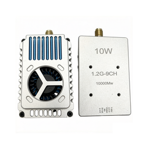 1.2G/3.3G/5.8G FPV Video Transmitter 10W 15W 9-80CH Analog VTX with MMCX Antenna for <b>Drones</b> <b>Accessories</b> Aluminum Body - Product Image 2