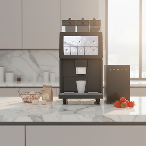 Distributeur à hauteur réglable, machine à expresso prête pour la paiement sans contact, <span class=keywords><strong>carte</strong></span>/code QR, LE330A, latte et <span class=keywords><strong>cappuccino</strong></span> - Product Image 3