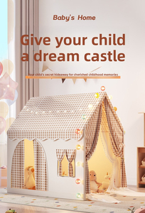 Nouvelle tente de jeu pour enfants, château de princesse, maison de jeu pour garçons et filles, pour bébés et tout-petits, avec fenêtre, portable, en polyester - Product Image 4