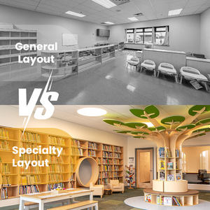 Mobili <span class=keywords><strong>Montessori</strong></span> in Legno di Alta Qualità per Aula Prescolare con Libreria a Forma di Albero e Tavoli e Sedie per Asili e Centri di Apprendimento - Product Image 4