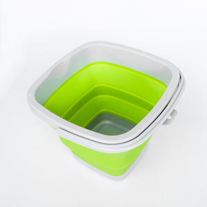 <span class=keywords><strong>Seau</strong></span> pliable en silicone pour la randonnée, la <span class=keywords><strong>plage</strong></span>, le camping, la pêche, la navigation <span class=keywords><strong>de</strong></span> plaisance - Product Image 5