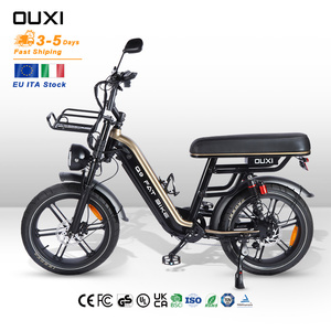 OUXI Q9 Nuevo Diseño, Motocicleta Eléctrica Todoterreno con Neumáticos Gruesos de 20*4.0, Motor Trasero de 7 Velocidades, Batería de 48V 15Ah, Bicicleta Eléctrica de Montaña - Product Image 1