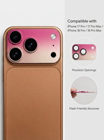 Protection d'objectif d'appareil photo AR à dégradé de qualité supérieure pour les revendeurs d'accessoires en gros pour iPhone 17 Pro Max et iPhone 18 Pro Max