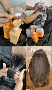 SG Protein biyotin şampuan Salon sınıf profesyonel üreticisi gerçek onarım şampuan şampuan ve saç kremi 500ml - Product Image 3