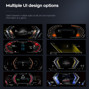 10 inch xe kỹ thuật số Đồng hồ tốc độ cụ cụm Linux hệ thống LCD Bảng điều khiển tự động Meter cho BMW E90 - Product Image 5