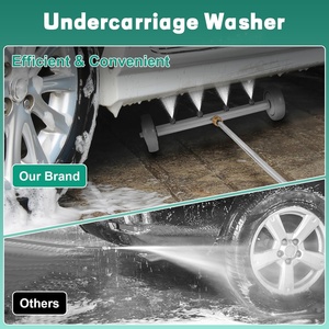 New YUJIA 16 Inch Undercarriage Cleaner Sprayer 2 Pcs Extension Wand Universal 1/4" Connector 4000 PSI 1.20kg - Product Image 6