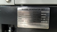 Générateurs diesel marins miniatures silencieux Fisher Panda 5-17KW, 50Hz, démarrage à distance, générateur d'eau de mer portable pour bateau