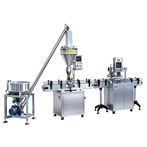 เครื่องบรรจุผงแบบซองตั้งได้ เครื่องบรรจุผงนมกาแฟแบบ Auger Filler บรรจุผงได้ 200 กรัม - Product Image 1