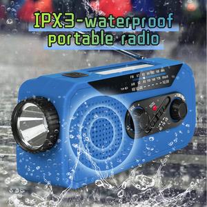 Dropshipping Oferta Especial <span class=keywords><strong>Radio</strong></span> De Emergencia Climática NOAA Solar A Manivela Recargable AM/FM WB Portátil - Product Image 6