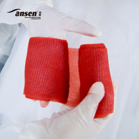 Attelle élastique en polyester et fibre de verre pour la fixation des fractures et le soutien des blessures
