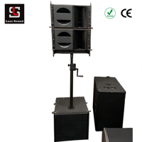 Système de sonorisation Line Array Lasesound Vera 10 pour extérieur, avec caisson de basses passif de 18 pouces pour la scène