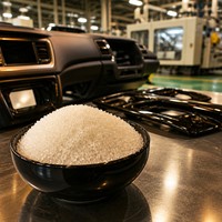 Granulés de POM à 30 % de carbonate de calcium, haute brillance, résistants aux hautes températures, sans fibres flottantes, pellets de copolymère acétal