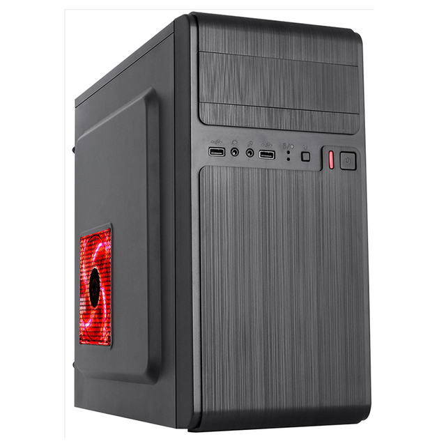Hot Sale Factory Office Computer Case Micro ATX PC Case USB1.0*2+Audio Computer case & Towers Server Chassis
